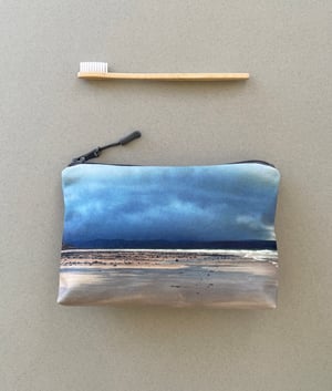 Image of Seascape, wash bag, make-up, travel zipper pouch