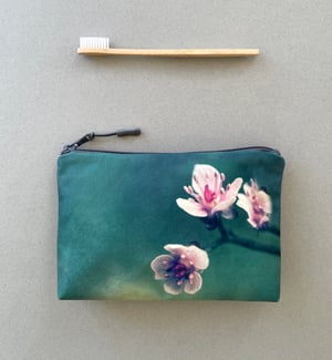Image of Blossom, wash bag, make-up, toiletries zipper pouch