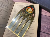 Image 1 of Stained Glass Bookmarks 3-Pack • 5"x2.5"