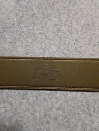 Image 10 of LV Belt Brown With Silver Buckle