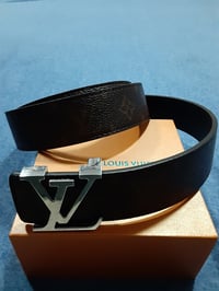 Image 3 of LV Belt Brown With Silver Buckle