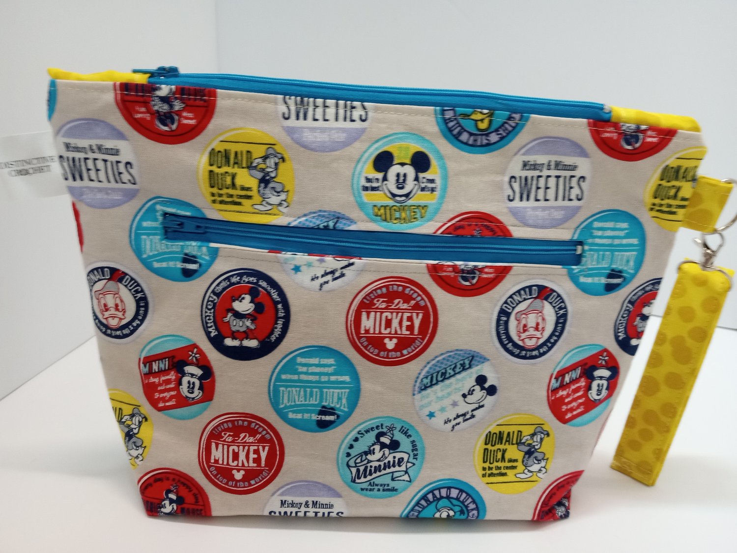Image of  Set: Small Project Bag with front zipper pocket & Needle case 