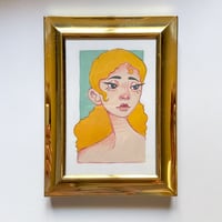 Image 2 of Dawn original gouache painting