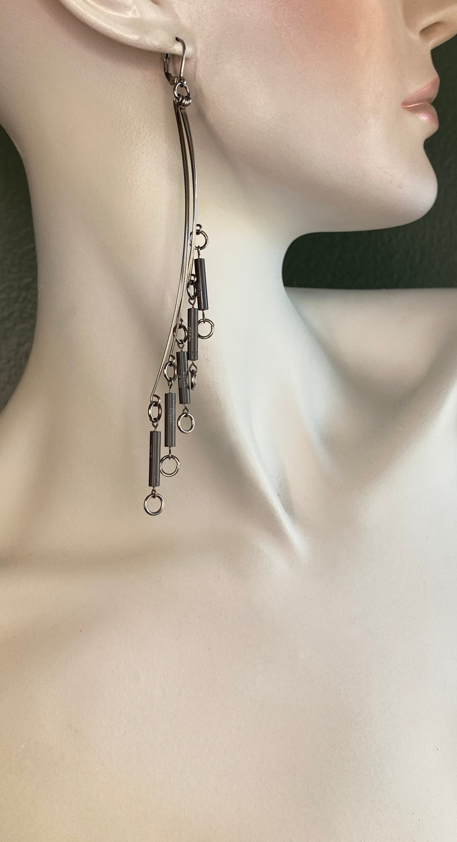 Image of P5 Earrings - Grey