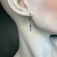 Image 1 of RESIST | Resist 1 Earrings - Purple