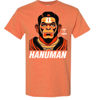 HANUMAN HAS A POSSE tee orange