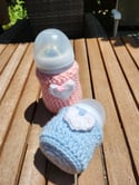 Heart Baby Bottle Cover