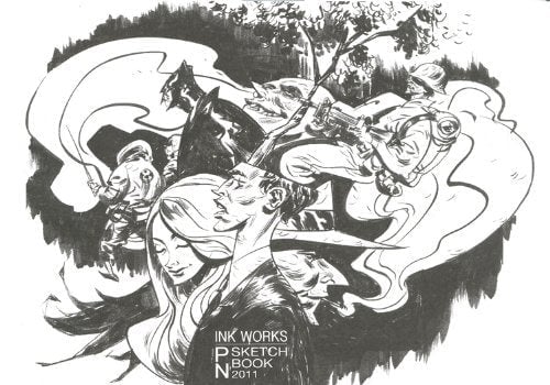 INK WORKS SKETCH BOOK 2011 BY PETER NGUYEN