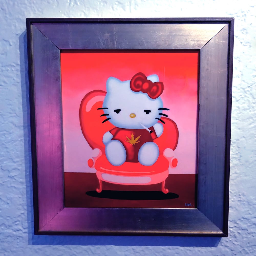 Baked Kitty - Special Edition - Framed Metal Print