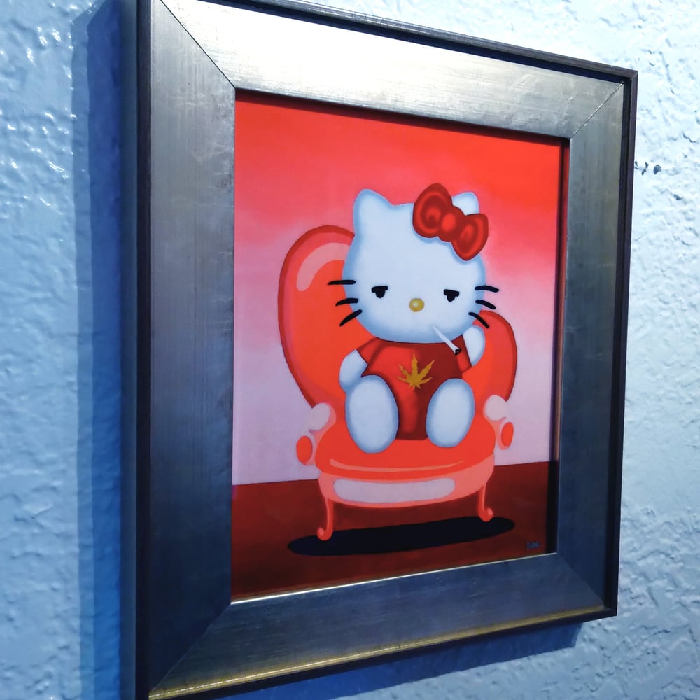 Baked Kitty - Special Edition - Framed Metal Print