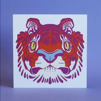Image 3 of Tiger Square Print/Postcard