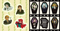 [LEFTOVER SALE] ReaperZine Sticker Sheets