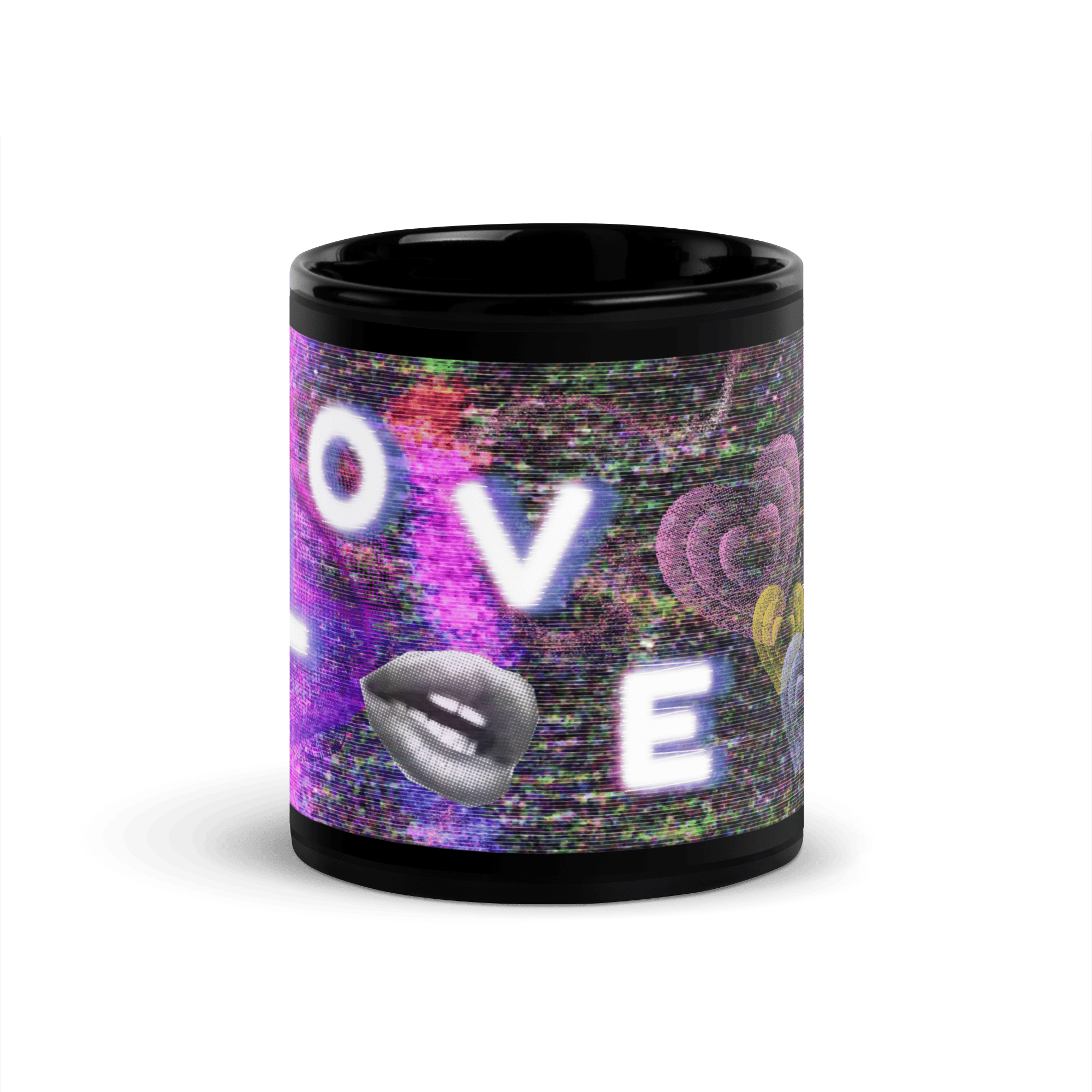 "Lover" Ceramic Mug [Black]