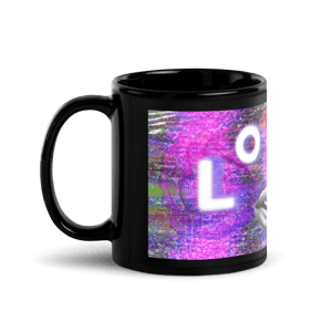 "Lover" Ceramic Mug [Black]