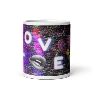 "Lover" Ceramic Mug [White]