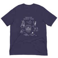 Image 3 of Birds of Elysian Park Tee, 100% Cotton (White version)