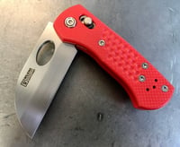 Image 3 of Leafstorm 9 Wharncliff: Red Textured G10 / RWL-34