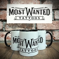 Most Wanted Tattoos Kaffeebecher "LOGO"