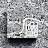 Image 1 of Culture Map Of London Jigsaw Puzzle