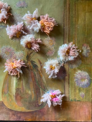 Image of altered perspective painting - blooms no. 05
