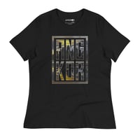 Angkor Wat Women's Relaxed Tee - Black
