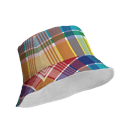 Image 1 of Reversible bucket hat- St. Croix VI Madras