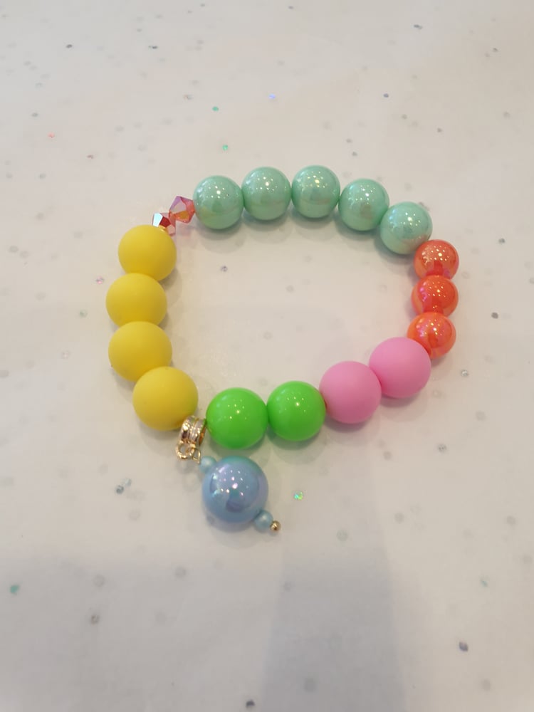 Image of Multi coloured bracelet by love Beth