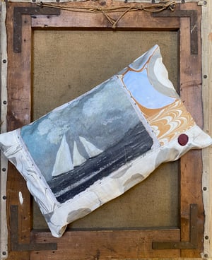 Image of COllage Pillow - sail