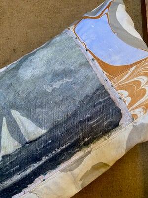 Image of COllage Pillow - sail