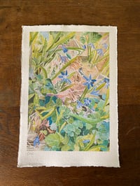 Image 2 of 'Watch the tiny flowers grow' Print