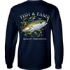 Yellowtail & Iron Long Sleeve (navy)