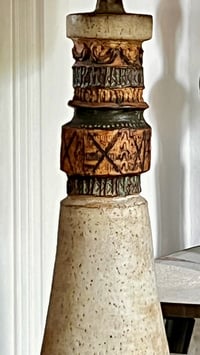 Image 5 of Large Studio Ceramic Lamp by Alan Wallwork, London 1964
