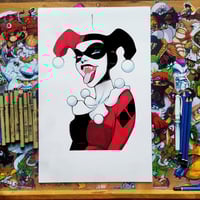 HARLEY LAST LAUGH ORIGINAL ART SIGNED