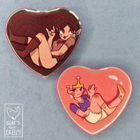 Image 1 of [ADVENTURE TIME] Princess Bubblegum and Marceline -  buttons