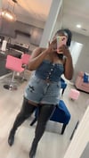 Denim Cross Me Out Shorts 