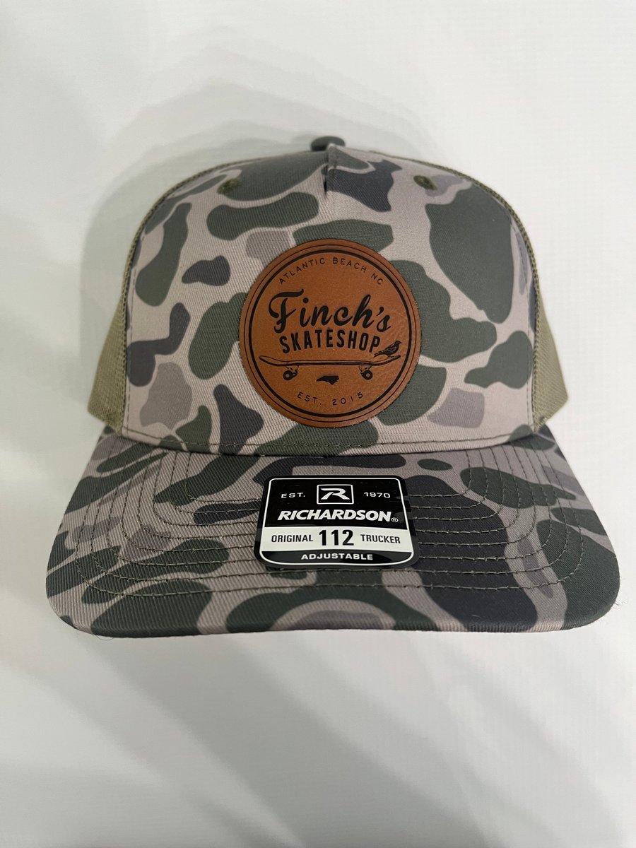 Image of Finchs Leather Patch Hat 