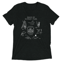 Image 2 of Birds of Elysian Park Tee, Heather Tri-blend (White version)