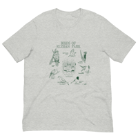 Image 1 of Birds of Elysian Park Tee, 100% Cotton (Green version)