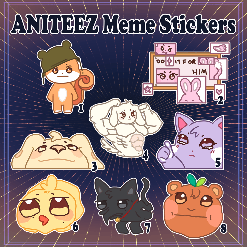 Image of ANITEEZ Stickers