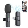 New Wireless Lavalier Microphone Audio Video Recording Mini Mic For Live Broadcast Gaming Cell Phone