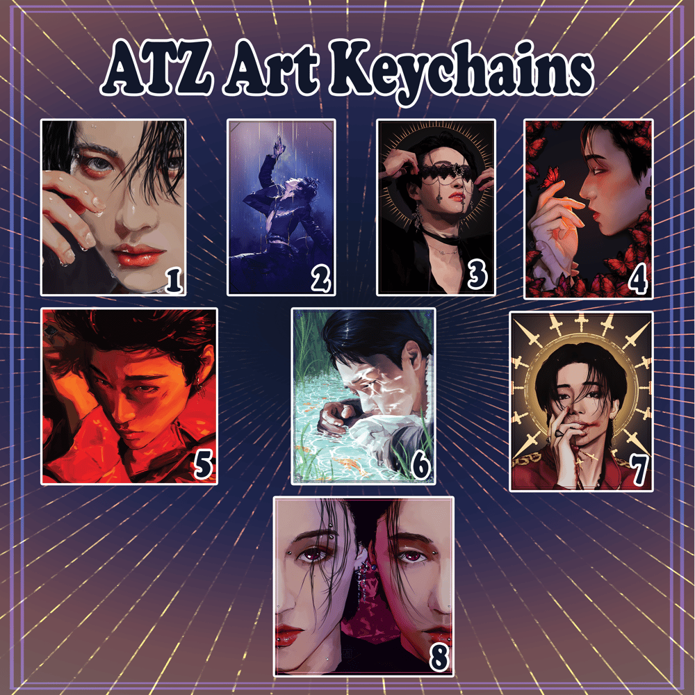 Image of ATZ Art Keychains