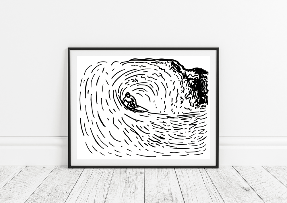 Barrel | Surf Print