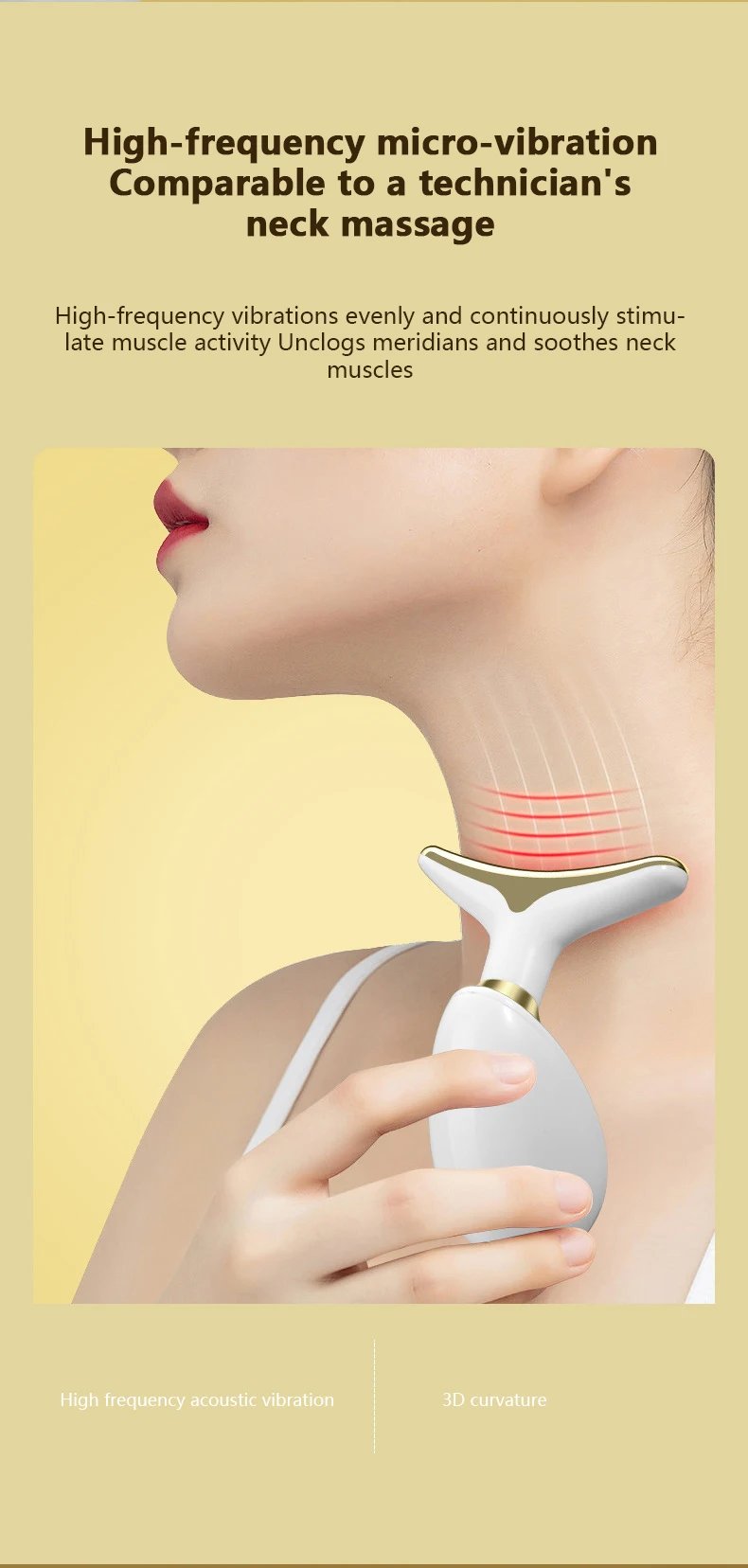 New Soft Anti Neck Wrinkle Remover Face Beauty Device Therapy Skin Tighten Prevent Aging Double Chin