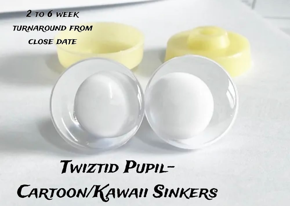 Preorder - Cartoon/Kawaii Twiztid Pupil Sinker Safety Eyes - Closes 5/14