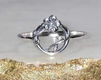 Image 1 of Flower Loop Ring 