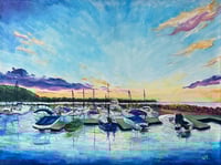 Image 2 of By the Docks | Art Print