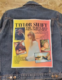 Image 1 of Taylor Swift The Tortured Poets Department Back Patch