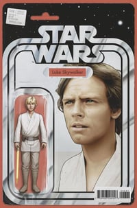 Star Wars #6 Christopher Yellow Lightsaber Action Figure Variant