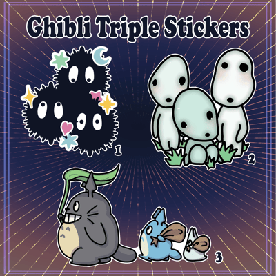 Image of Ghibli Stickers (Large)