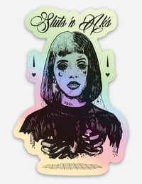 Image 3 of Holographic Ghost Girl Sticker